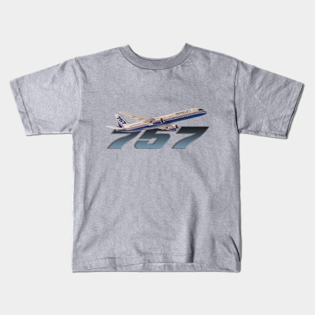 757 prototype Kids T-Shirt by Caravele